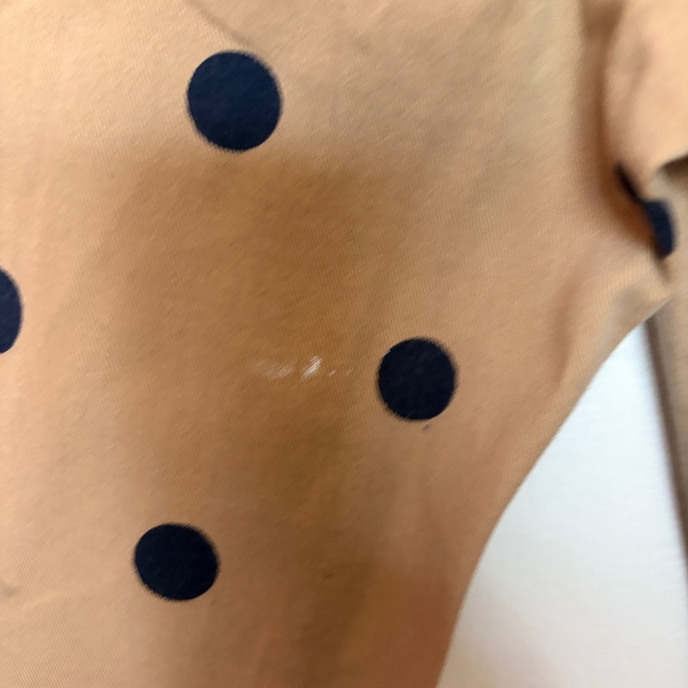 J.Crew High Rise Girlfriend Chino Polka-Dot Pants Sz 8 - Picture 10 of 15